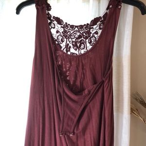 Blush breastfeeding dress.